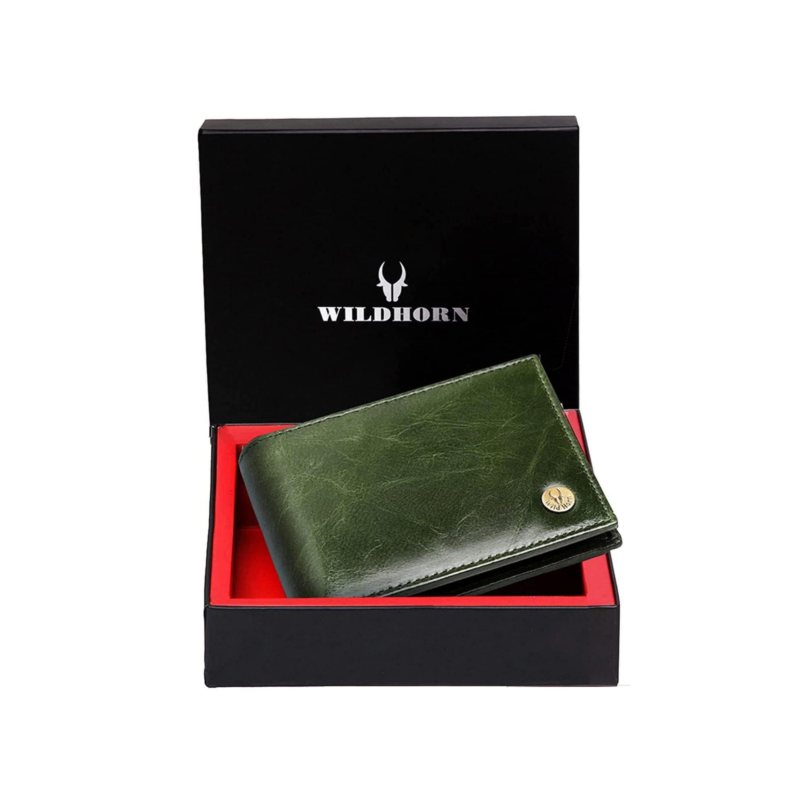 Wildhorn Genuine Leather Hand-Crafted Wallet for Men's