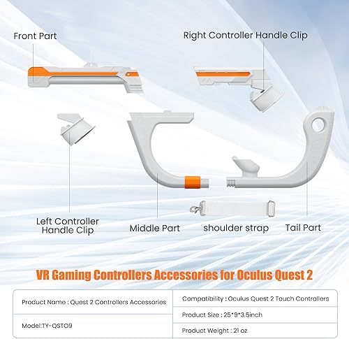 Miniatura 7 de Magnetic Stock for Oculus Quest 2 Controller Handle Accessories Improves Stability Better Gaming in FPS Games
