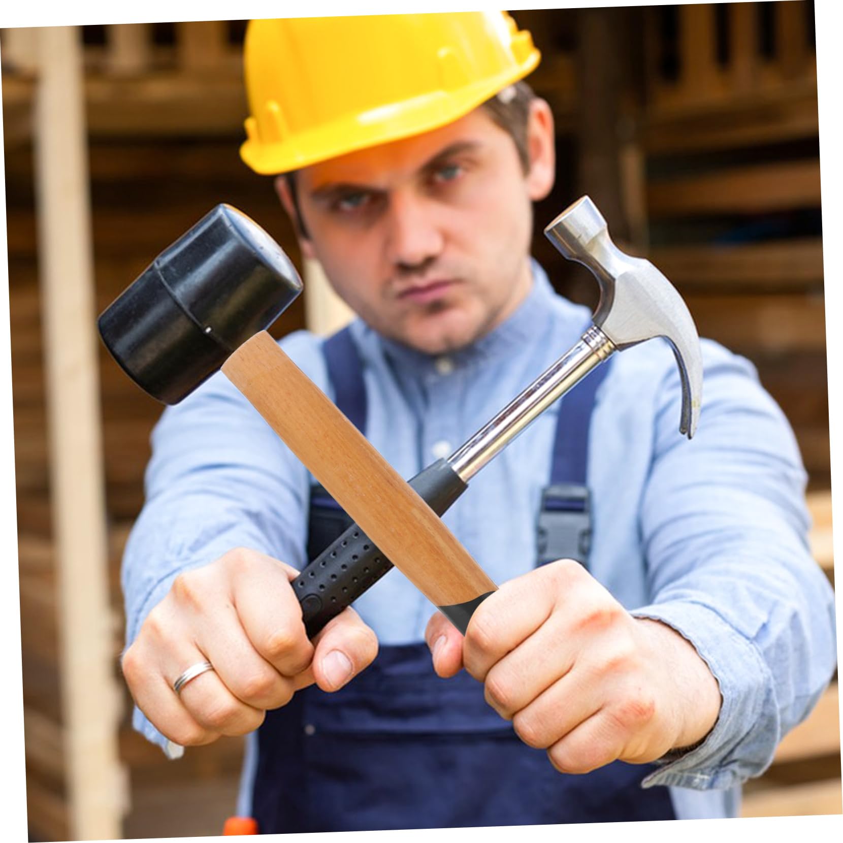 VILLFUL Hammer Wooden Handle Axes Replacement Handle Hammer Handle Nail Handle Gardening Axes Handle Hand Tools Replacement Handle Woodworking Hatchet Handle Curved Axes Handle Replacement