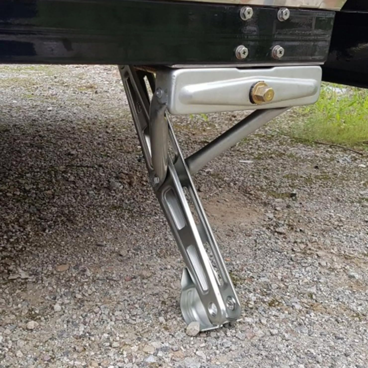 HEYOUTH Juego de 2 Soportes para Caravanas,caravana Caballete coche,Ajustable 105-520 mm, hasta 1000 kg,para Nivelación de Remolques