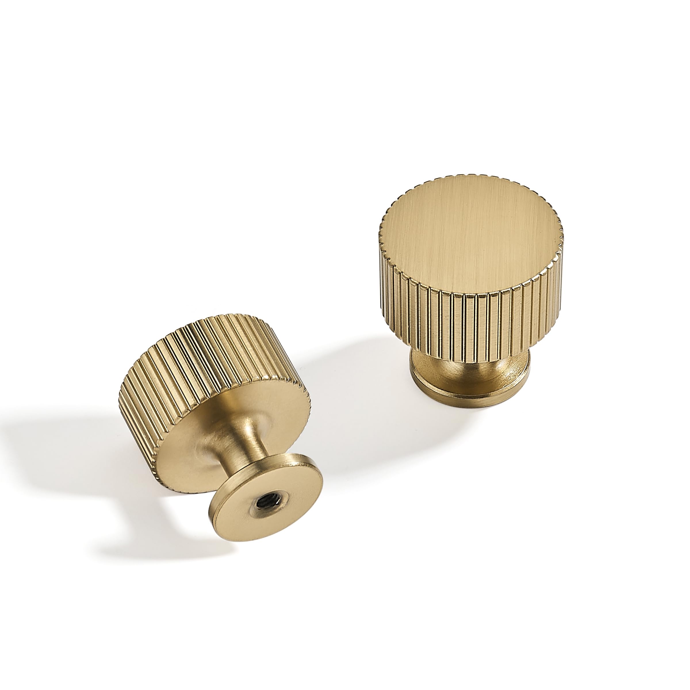 ZAUYX 2-Pack Knob Champagne Bronze Cabinet Pulls Cabinet Pull is Suitable for Drawers Dressers Handles Kitchens Bathroom cabinets — image 1