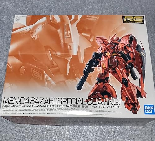 Bandai RG 1144 MSN-04 Sazabi Recubrimiento especial Kit de modelo