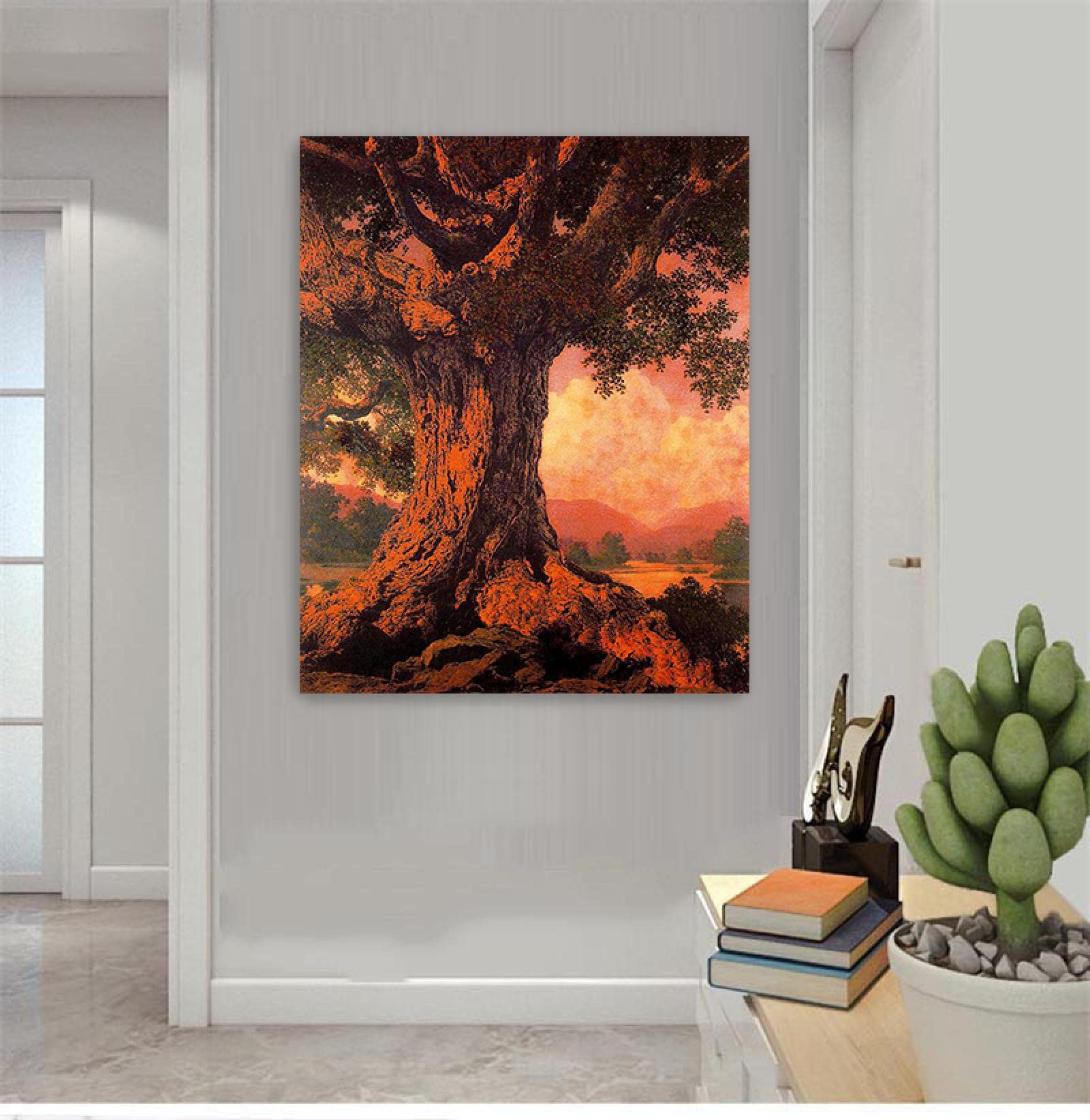 Amazon.com: JZSDGB Famous Canvas Wall Art-Maxfield Parrish Print