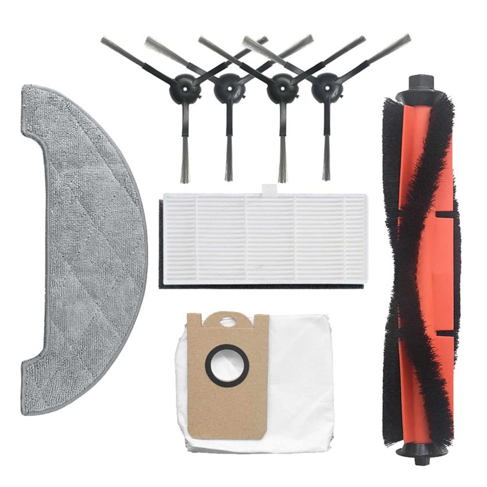 Kicici Replacement Parts Compatible With XIAOMI VIOMI S9 Robot Vacuum Cleaner Dust Bags Colletion Cleaner Mops Side Brushes Hepa Filter Accessories(ZH2)