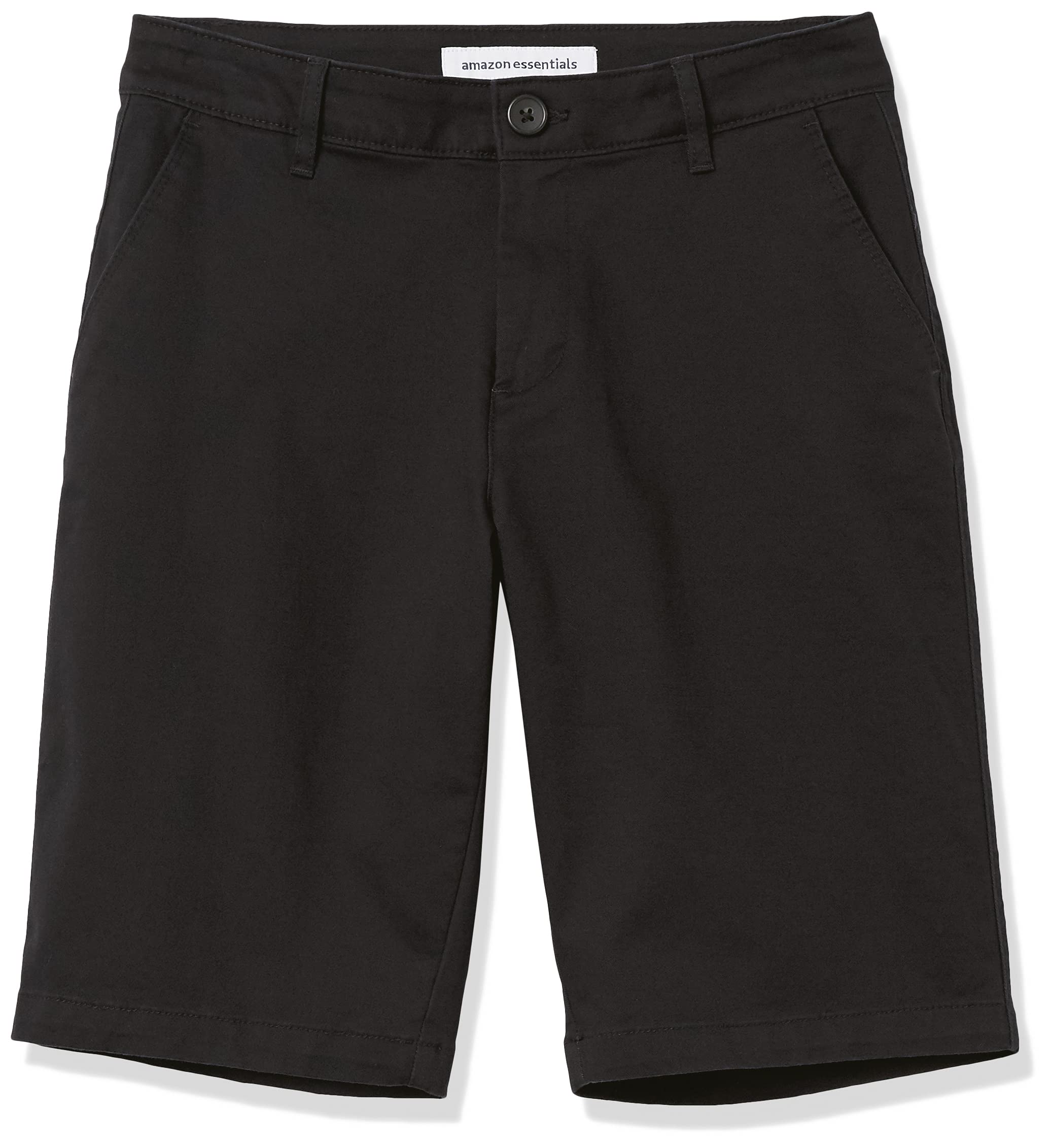 Amazon Essentials Damen Khakifarbene Bermudashorts mit mittlerer Leibhöhe und 25cm Beininnenlänge
