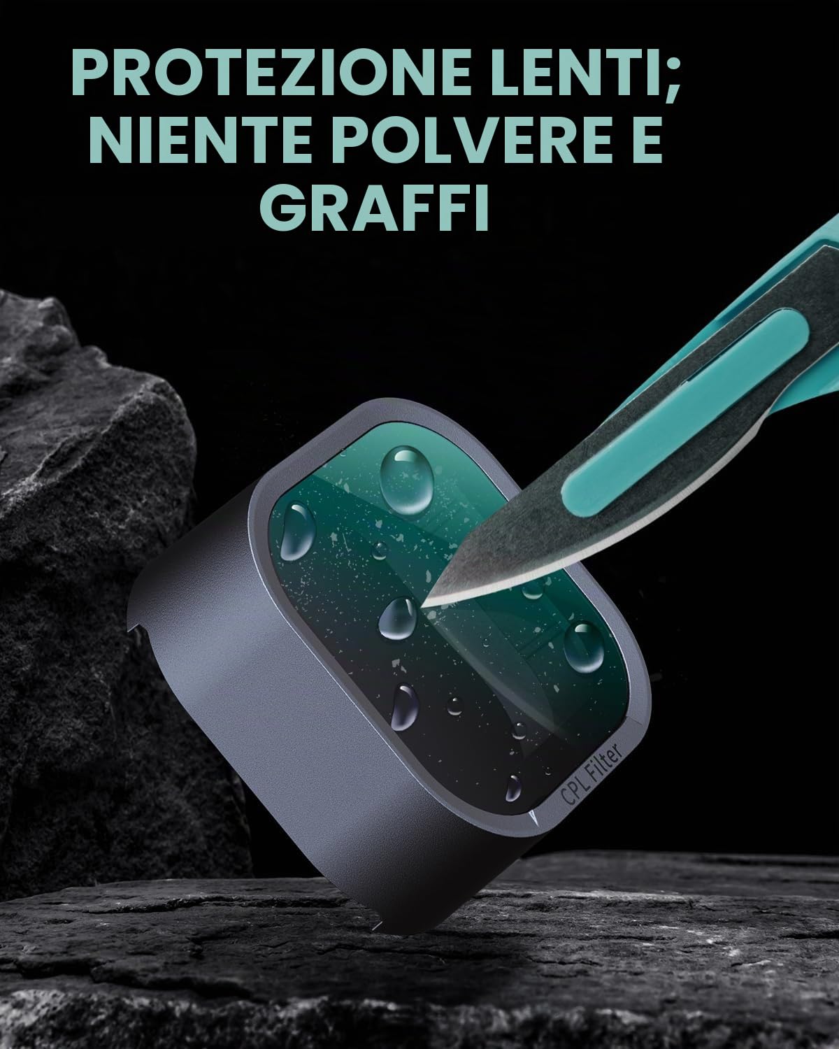 BOTSLAB Filtro polarizzazione circolare (CPL) per fotocamera anteriore Dual Dashcam G980H/G980H Pro, non per Dashcam G980H a 4 canali o 3 canali