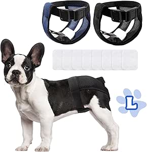 3 Waschbare Hundewindeln Für Hündinnen - Super Saugfähig