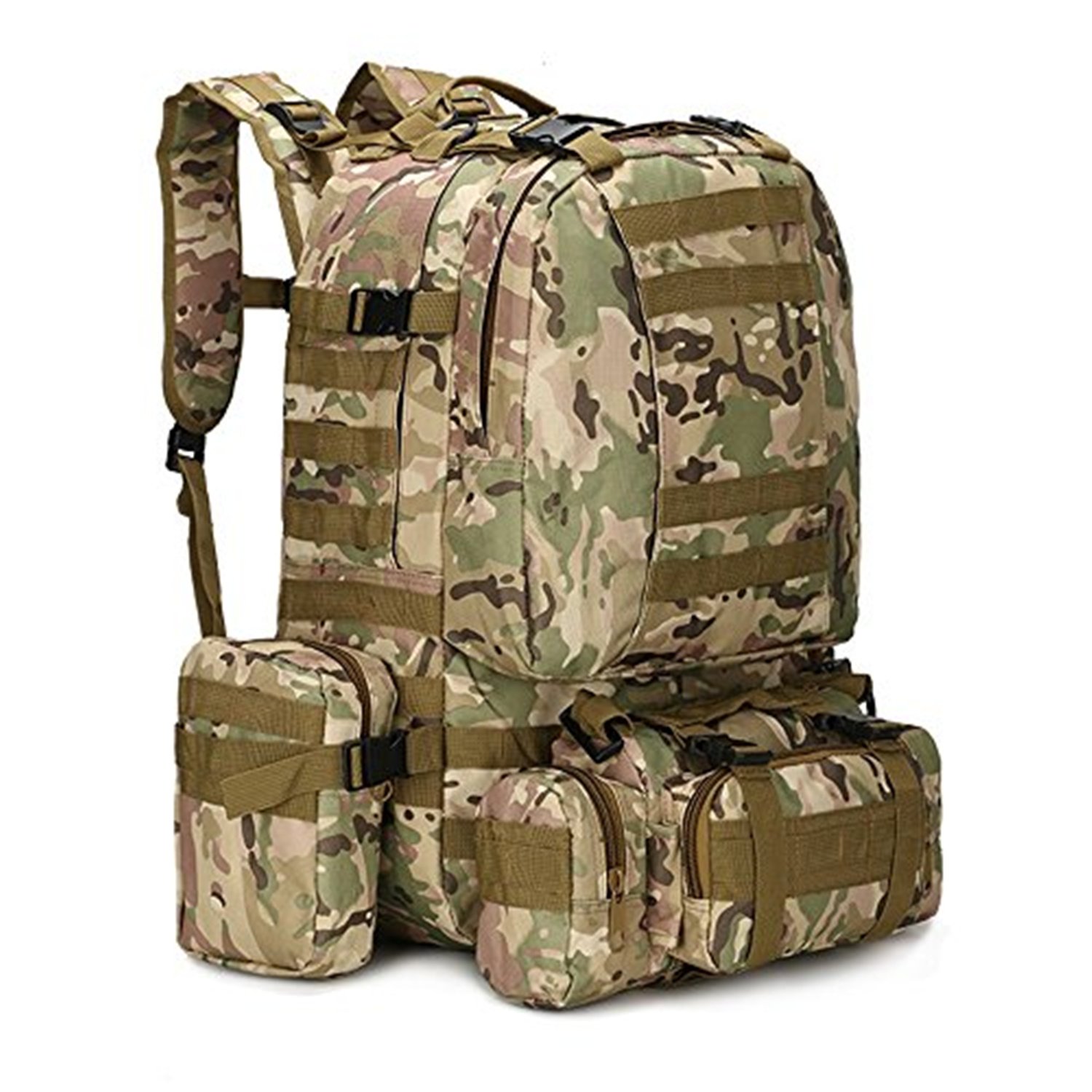 Tactical MOLLE Trekking Rucksacks 55L