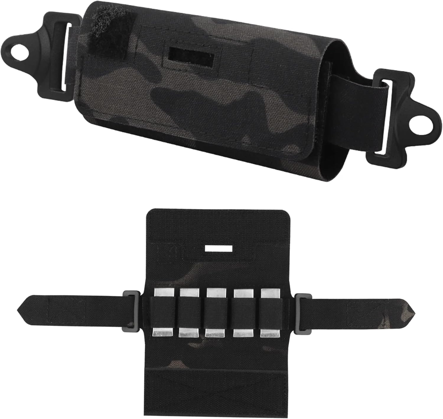 SINAIRSOFT Tactical Helmet Couterweight Pouch NVG Fast Helmet Counterbalance Bag with 5 Counter Blocks for OPS Fast BJ PJ MH