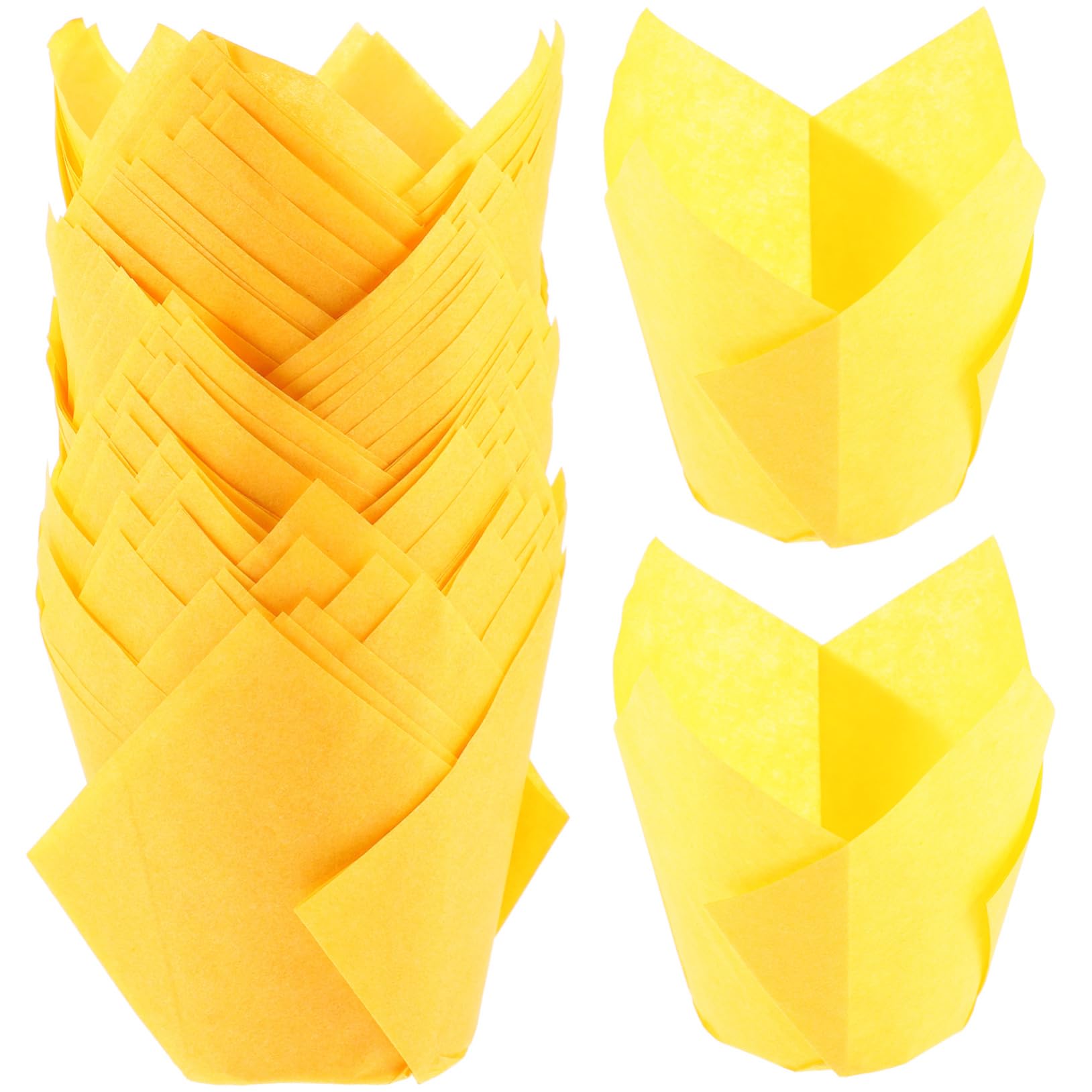 HEMOTON Lot De 3 Caissettes À En Papier En Forme De Lotus Pour La Cuisson 100 Pièces X 3
