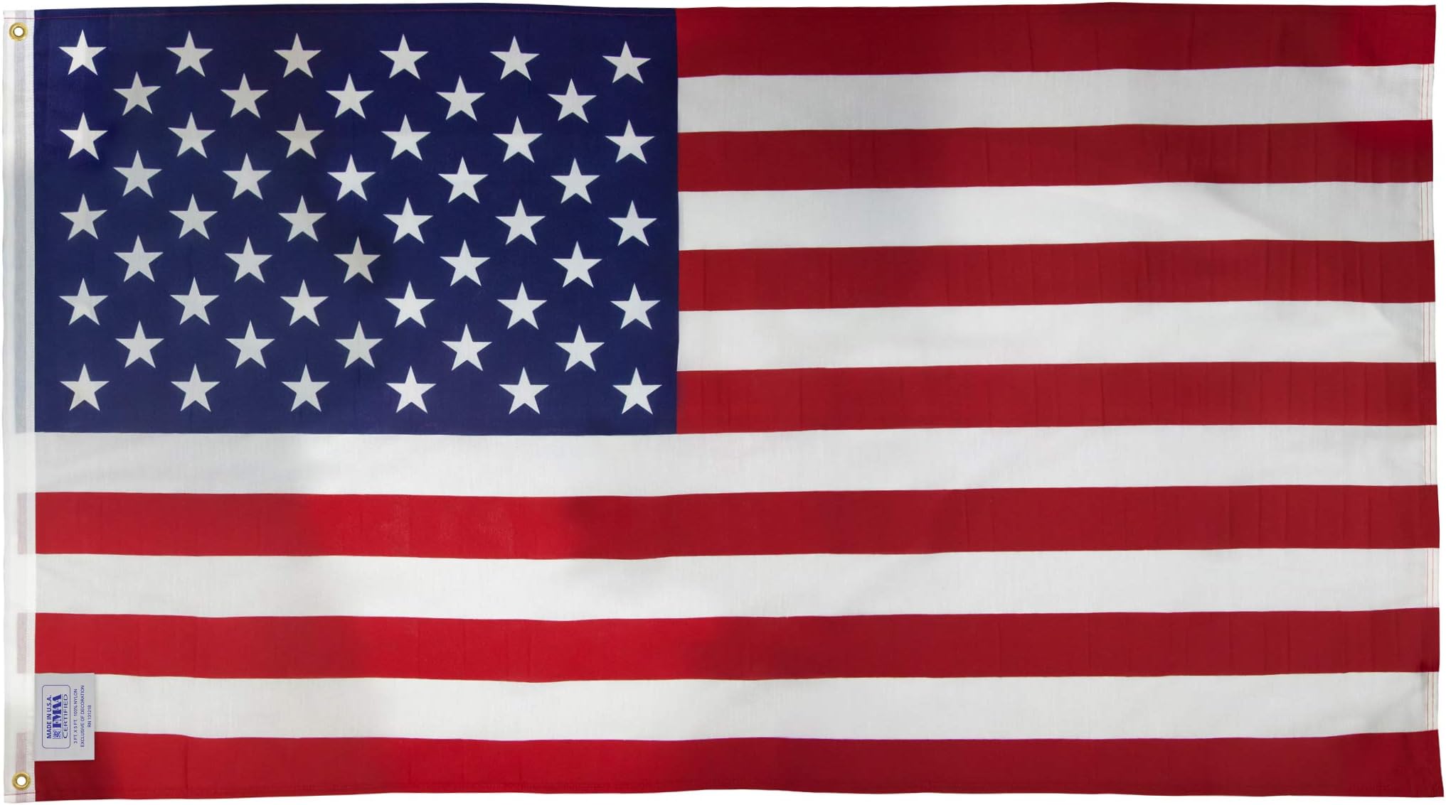 America's Flag Company 35431000-R American Flag 3 x 5 ft. Printed Polycotton Made in USA Replacement Flag
