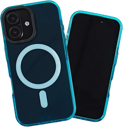 Miniatura 70 de SteepLab Funda de barrera para iPhone 14, protección de 360 grados que absorbe impactos con bisel elevado y colores llamativos (fresa roja