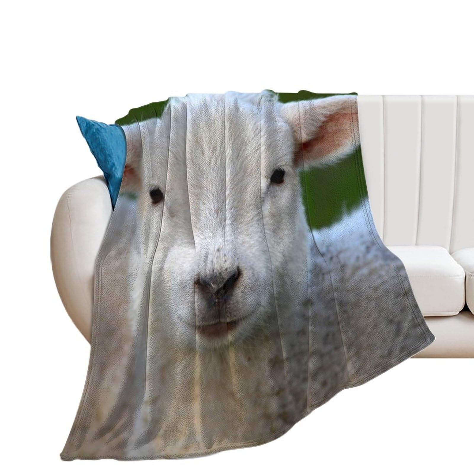 Couverture mouton mignon : le cadeau ideal en flanelle douce pour petits et grands