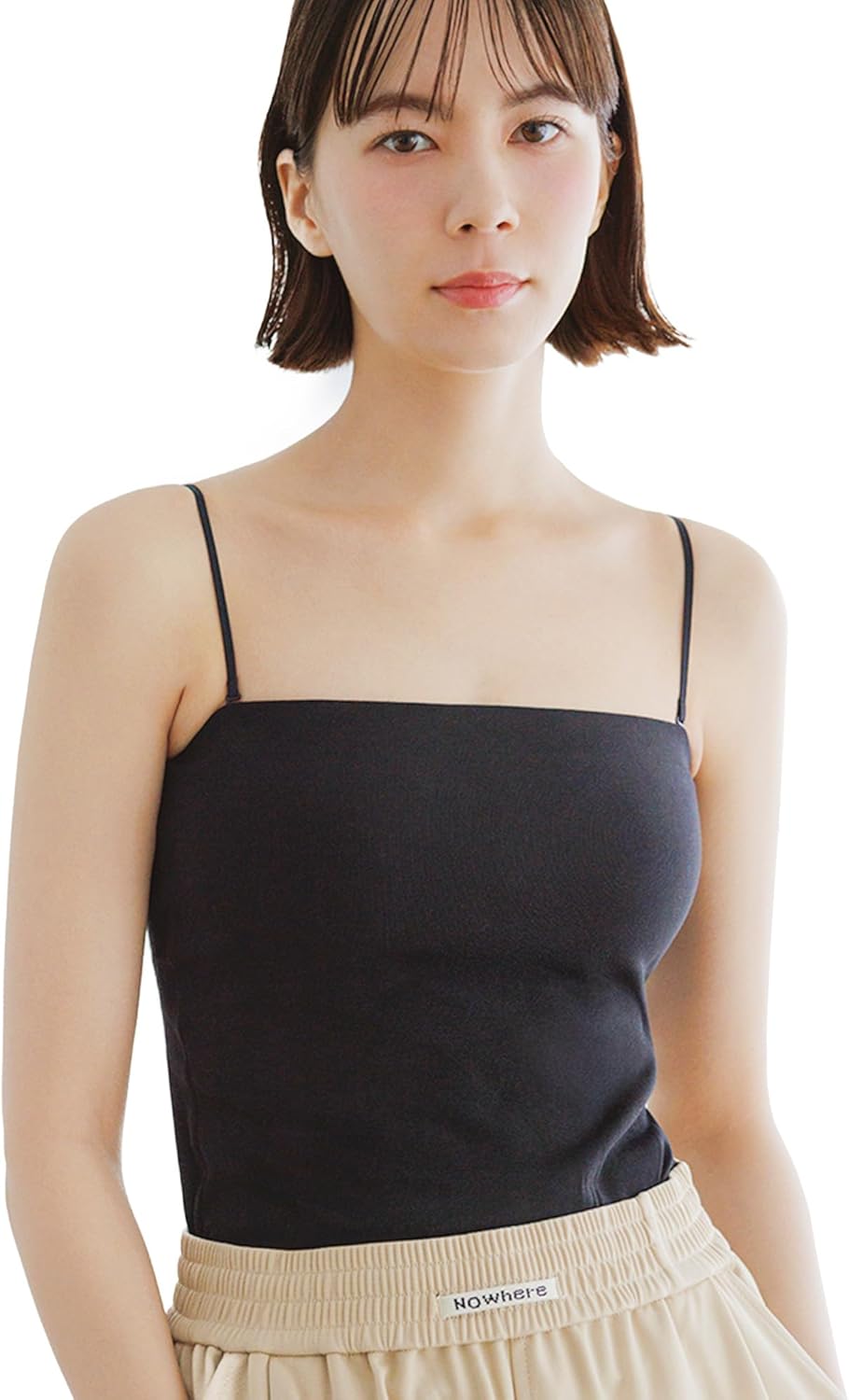 Camisole Tube Top Womens Bra Padded 2way Strap Anti-Sagging Up Fit Sleep 24HRS Japan Patented Bambi Water