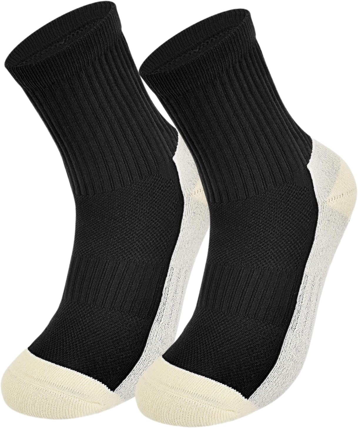 ELUTONG Kids Grip Soccer Socks Anti Slip Football Athletic Sports Crew Socks for 4-16 Years Youth Boys Girls (New Upgrade)