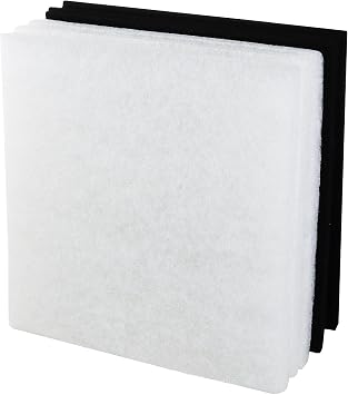 Value Pack of Polyester and Carbon Filter Pads Fit for Danner 12202 Pondmaster PM 1000 and PM 2000 Pack of 6