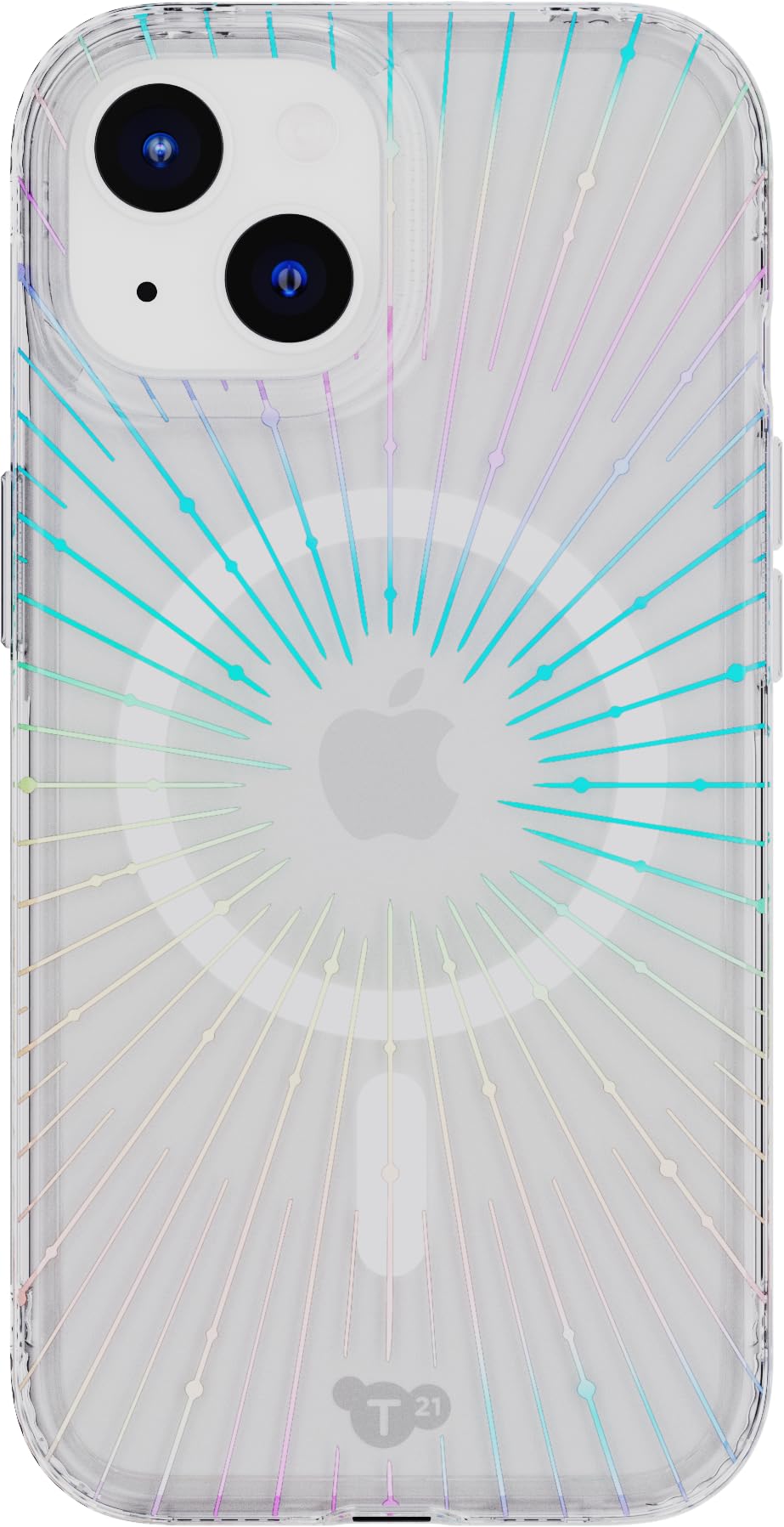 tech21 EvoSparkle - Custodia protettiva per iPhone 16 Plus, compatibile