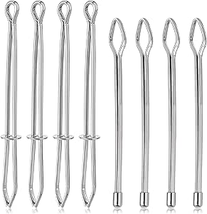 Amazon.com: 8 PCS Drawstring Threader Tool, 2 Designs Rope Threader ...