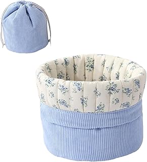 Bolsa de cosméticos con cordón, Calabaza Azul...