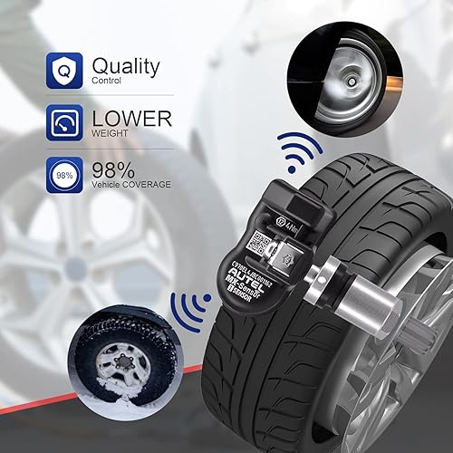 Miniatura 3 de Autel TPMS Sensor MX-Sensor Sensor de presión de neumáticos 1-Sensor 315MHz +433MHz Sensor de reemplazo de neumáticos de doble frecuencia Sensores
