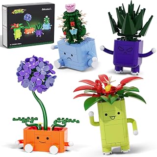 Botanicals Happy Plants Building Set for Kids Adult, Gift for Girl Ages 8+ - Amazon product rated Grade A