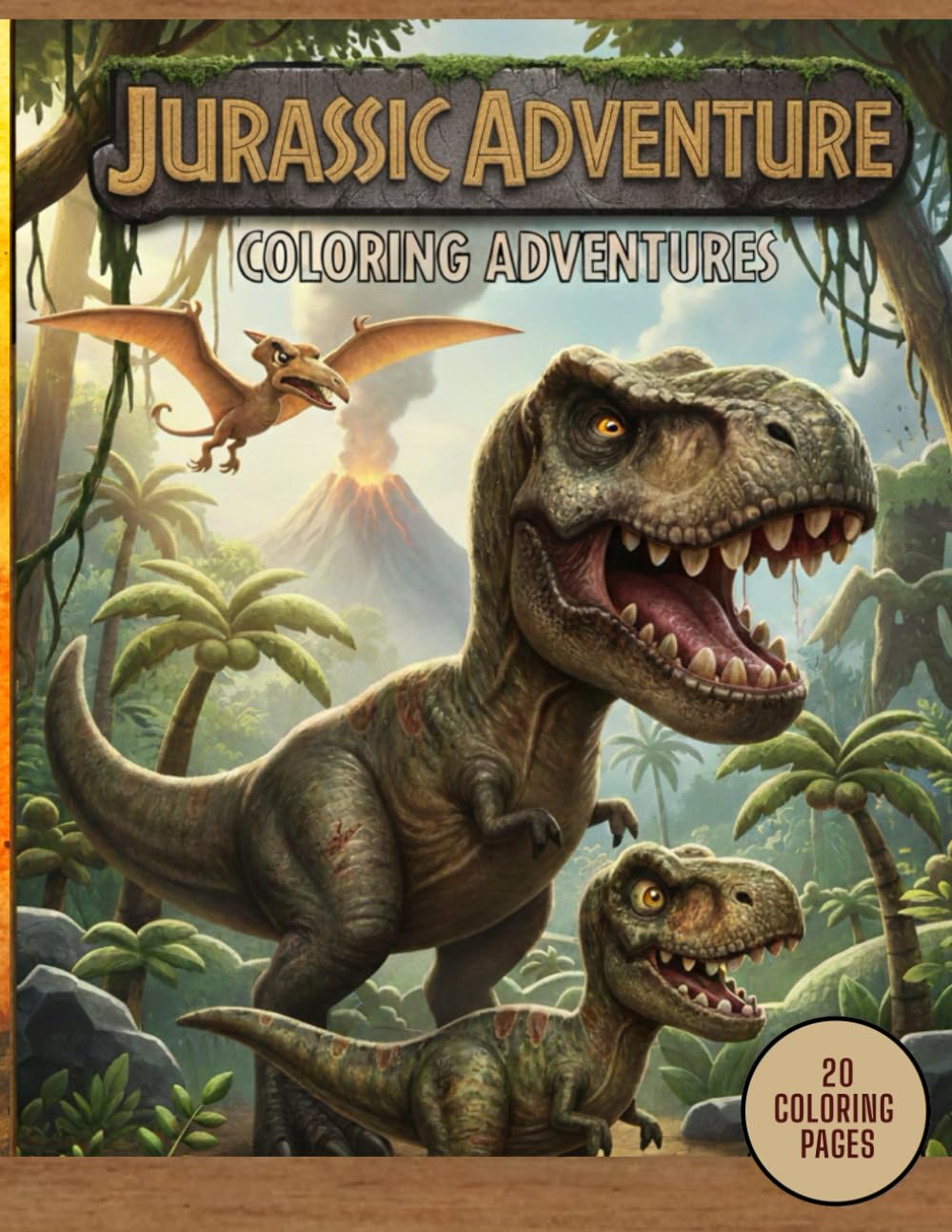 Jurassic Adventure Coloring Pages: Epic Prehistoric Dinosaurs and Jurassic Adventures to Color