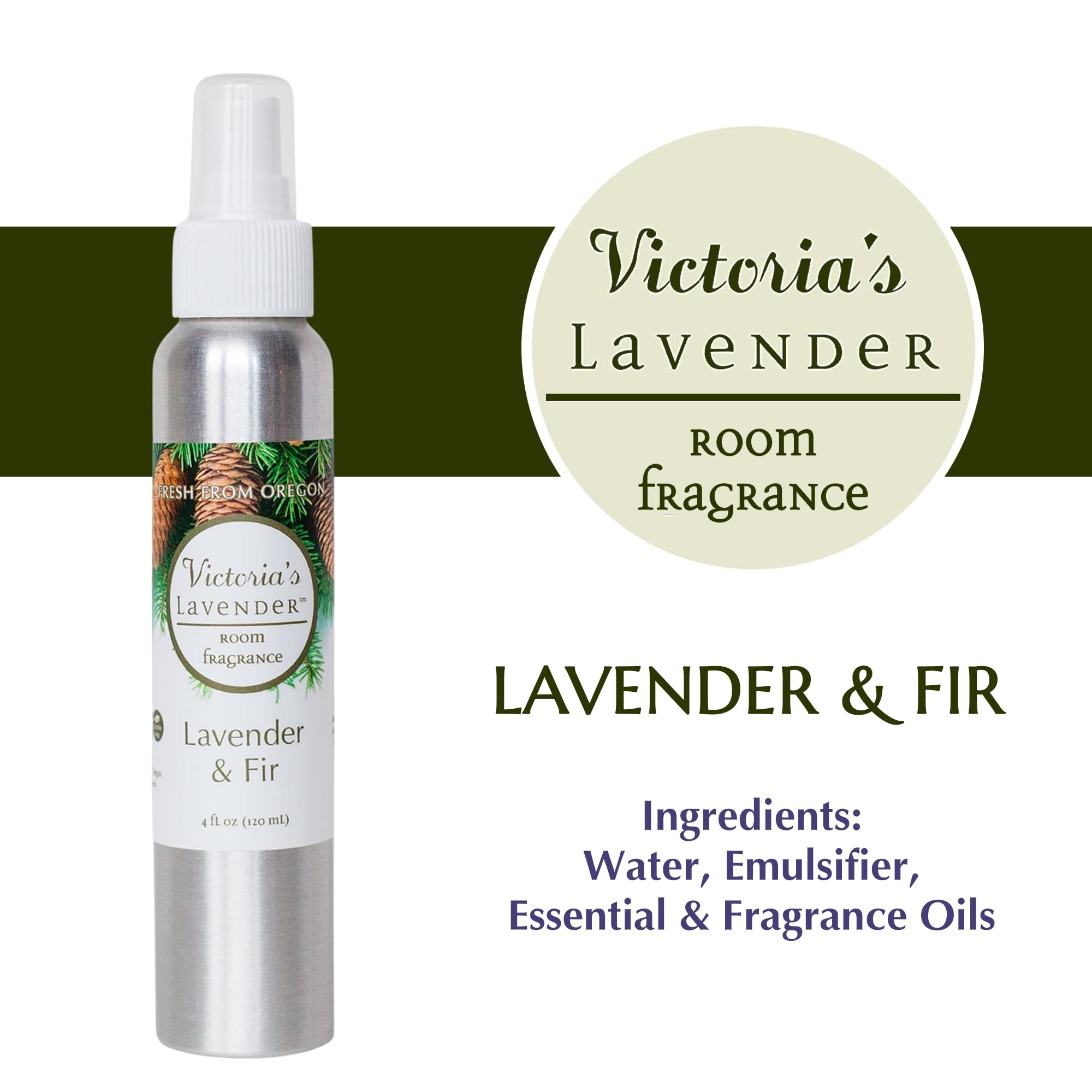 Victoria's Lavender Room Fragrance Spray - Lavender & Fir 1 Pack, 4 oz view 9