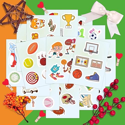 Vista 360 de BulbaCraft 100 calcomanías de baile para botella de agua, calcomanías de baile para álbumes de recortes, regalos para bailarines, regalos