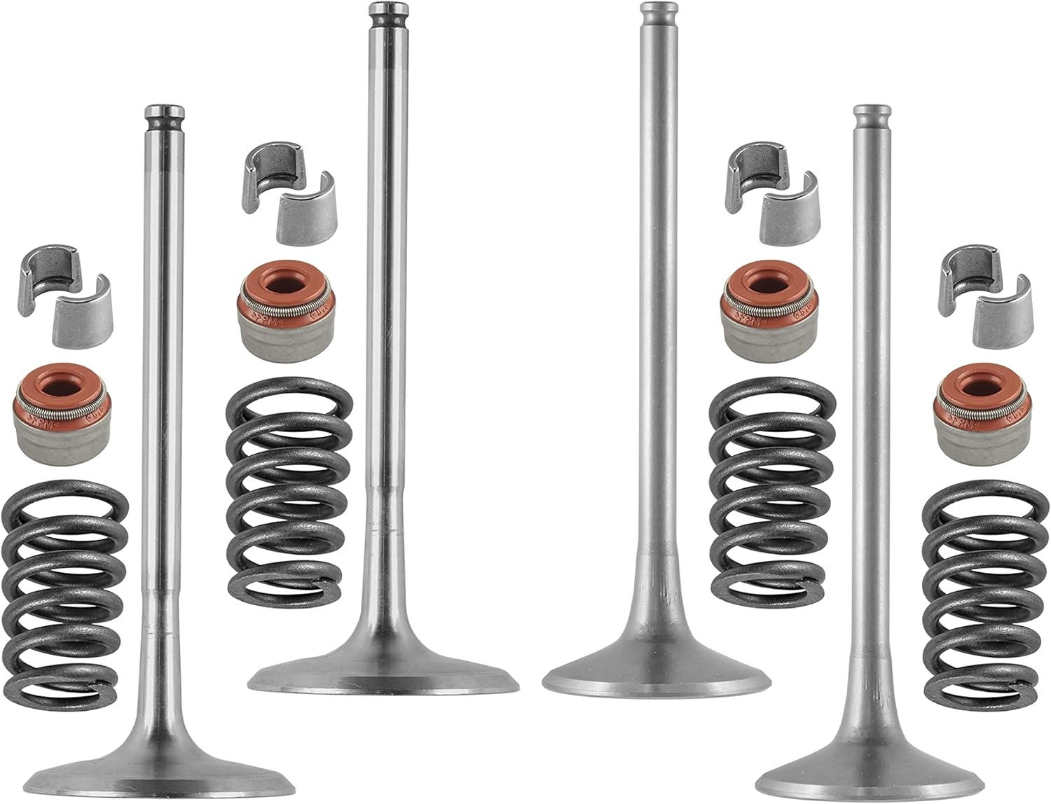 Caltric Intake and Exhaust Valve Kit Compatible with Can-Am CanAm Defender HD10 2020 2021 2022 2023