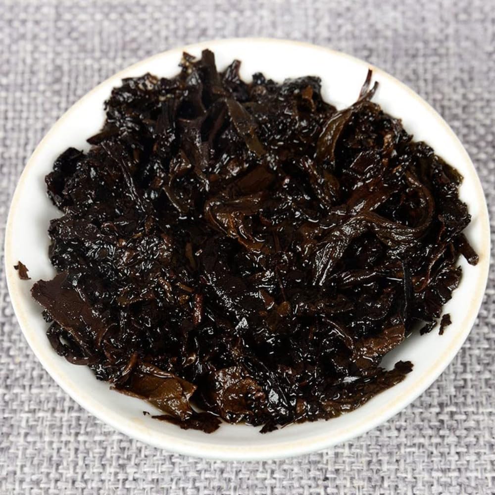 Starzony Zapach Czarna Herbata Puerh Menghai Brązowe Dojrzałe Ciasto 357g