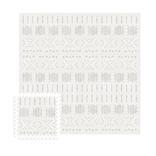 Miniatura 9 de MOON WALKERS Elegantes tapetes de juego bohemios para bebé, tapete de juego para bebés y niños pequeños, no tóxico, suave, grueso, tapete para