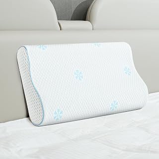 CloudÉtoile Nackenkissen Kopfkissen Memory Foam – Ergonomisches Seitenschläferkissen Memory-Schaum Kissen, Orthopädisches Kissen Viscoschaum Schlafkissen