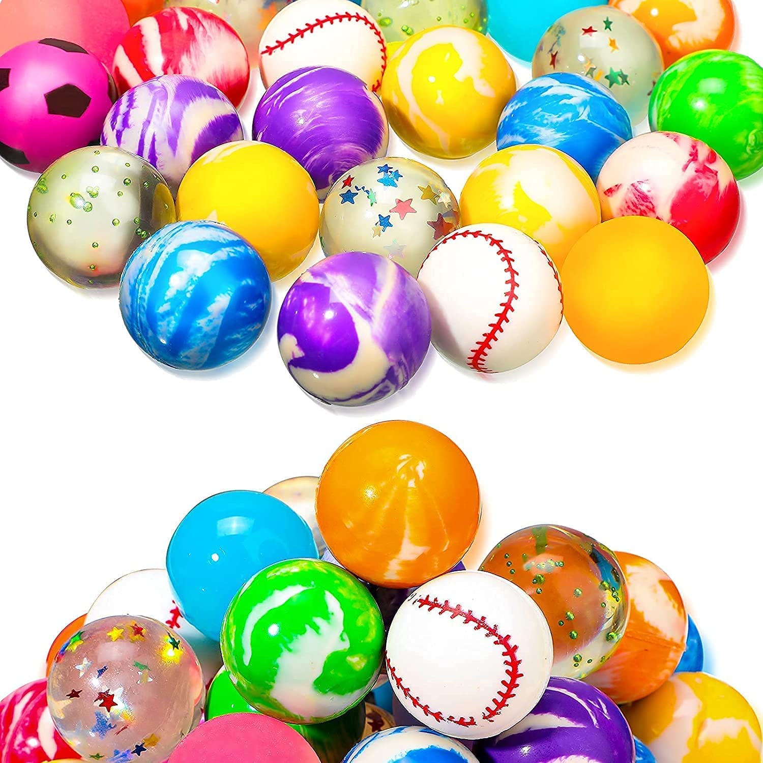 Khasala Brothers® Jumping Balls for Kids, Crazy Bouncy Ball for Kids Outdoor Playing Ball (Multicolor) (50 Crazy Ball Set) (B0CDYJ4NS9) Amazon Price History, Amazon Price Tracker