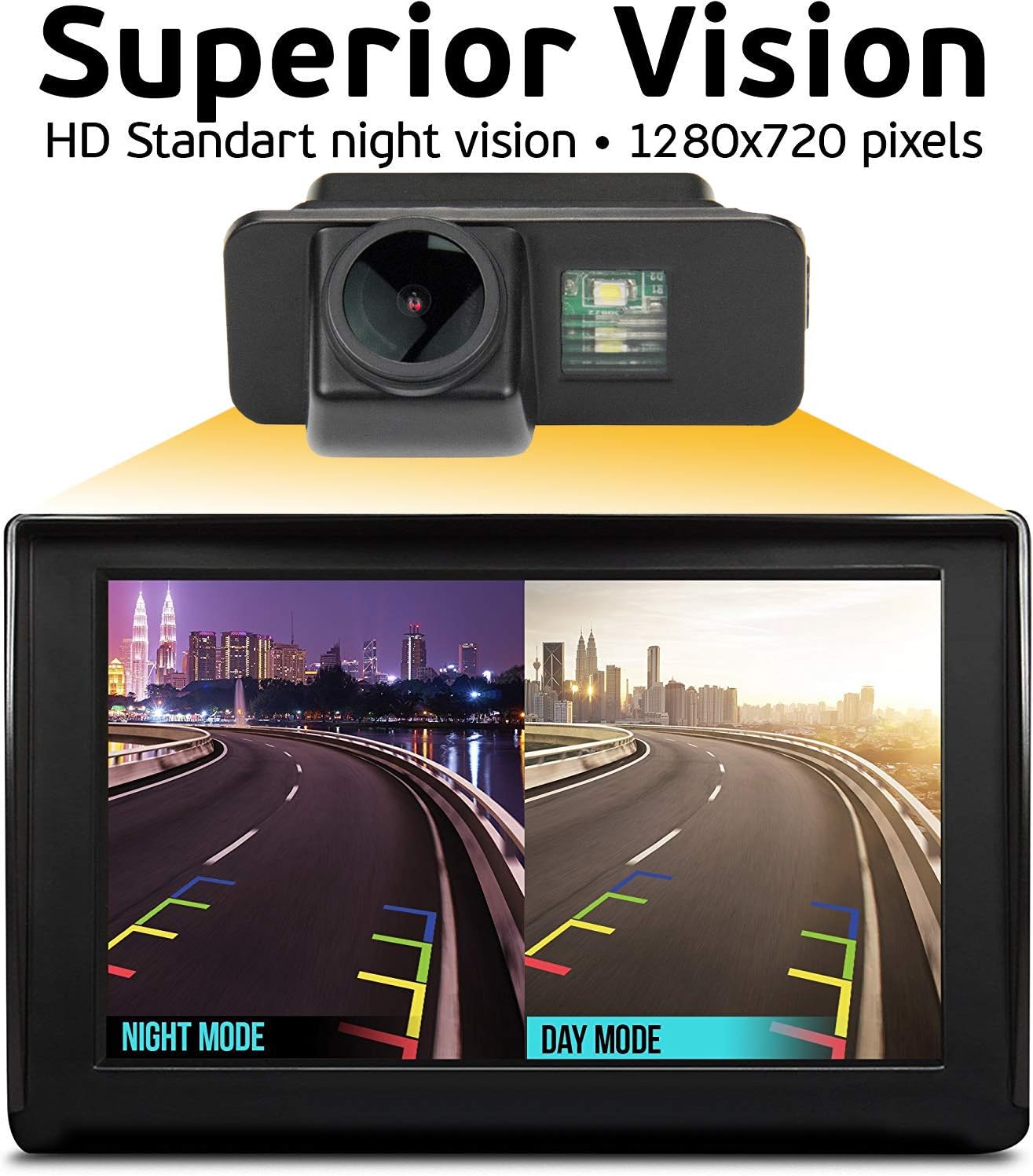 70% оƒƒ Evеrуthіng HD 1280x720p Reversing Camera Integrated in Number Plate Light License Rear View Backup Camera Waterproof Night Vision for Toyota Land Cruiser/Prado LC 90 120 150 / Prado/FJ Cruiser Blасk Frіdау 🔥 HD 1280x720p Reversing Camera Integrated in Number Plate Light License Rear View Backup Camera Waterproof Night Vision for Toyota Land Cruiser/Prado LC 90 120 150 / Prado/FJ Cruiser