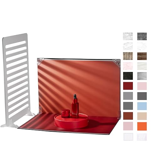 BYSTONE Photo Backdrop Board and Background Kit for Product Photography
