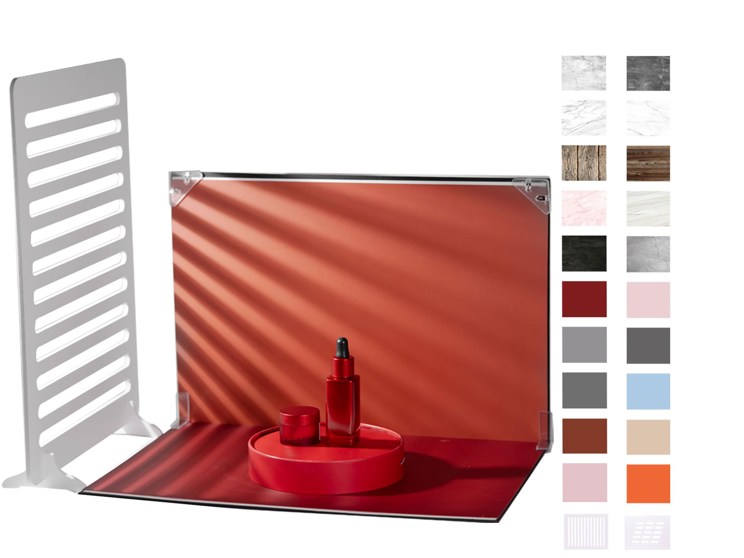 10Pcs 20Patterns Product Photography Backdrops Kit, Photo Backdrop Board with Shadow Props, Food Photography Backdrops & Backgrounds for Jewelry & Cosmetics, 16.5 x 11.7 in