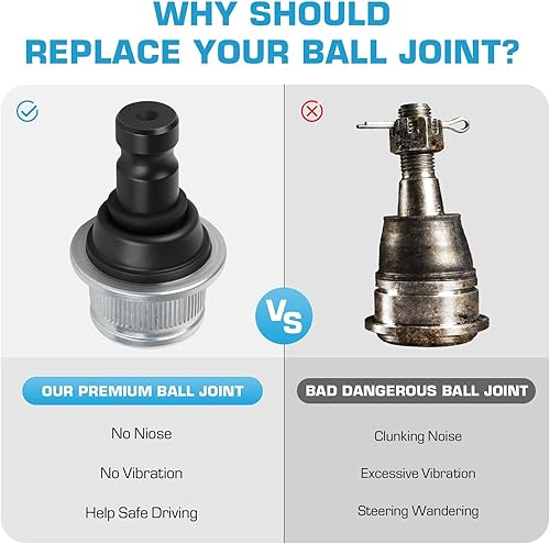 Miniatura 2 de Rótulas superiores inferiores aptas para Arctic Cat 400 425 450 500 550 650 700 TRV TBX 4x4, Wildcat 4 4X 1000, Alterra 450 500 570 700 2010 2011