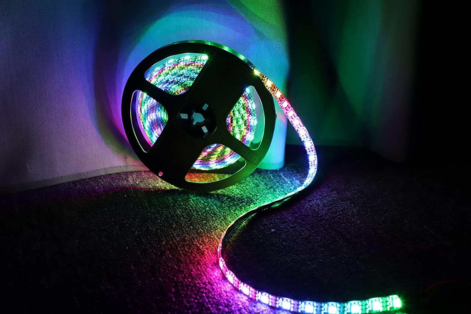 360 Photo Booth Machine Accessories 10.5ft 5050 Led Strip Lights,with Remote Control for TV, Monitor, Gaming