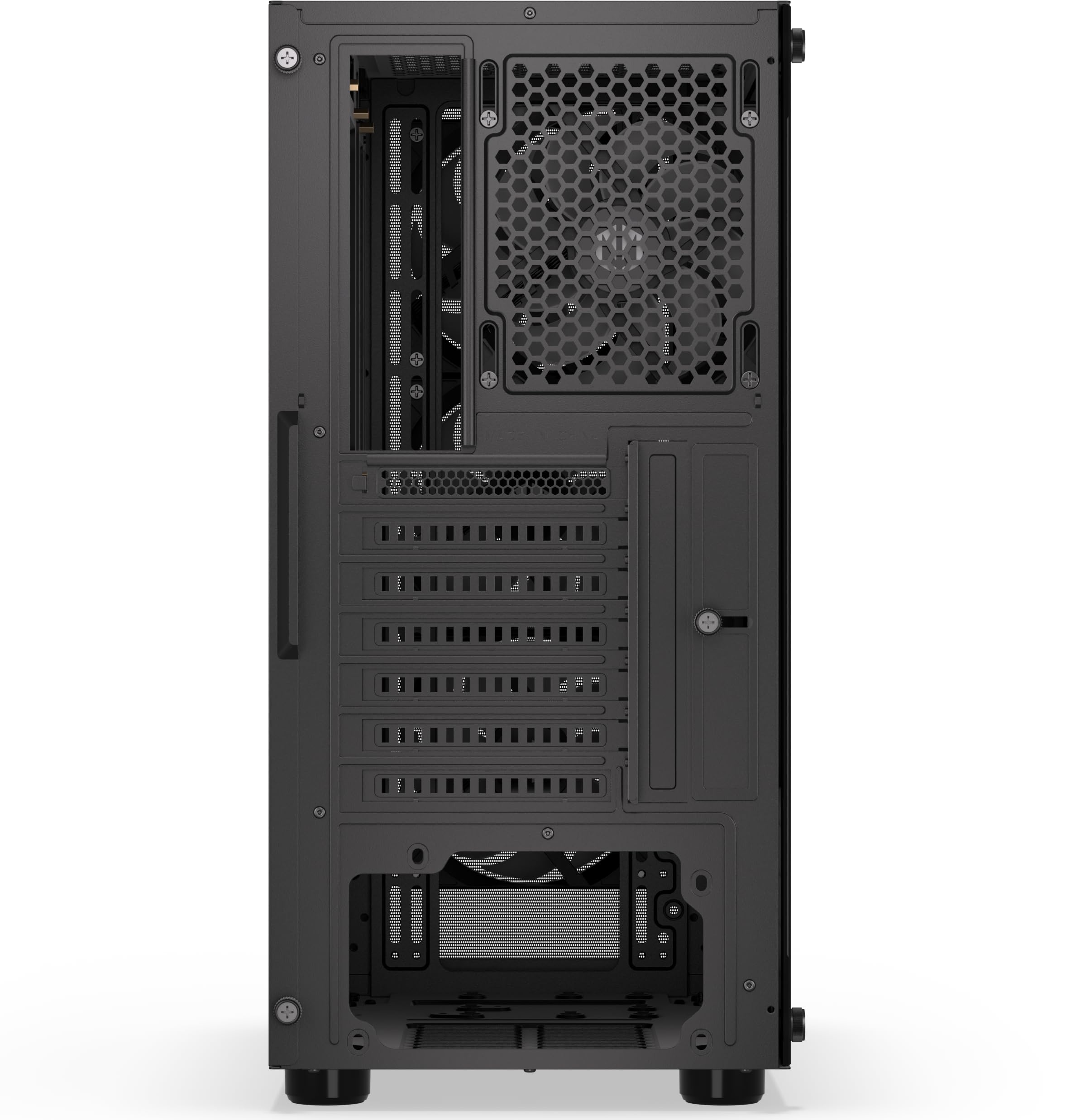 ENDORFY Ventum 200 ARGB PC-Gehäuse ATX mit Hartglas Seitenfenster | 4x Stratus 120 PWM ARGB Lüfter, PWM+ARGB Controller, Mesh Front, Radiator bis 360 mm, Schwarz