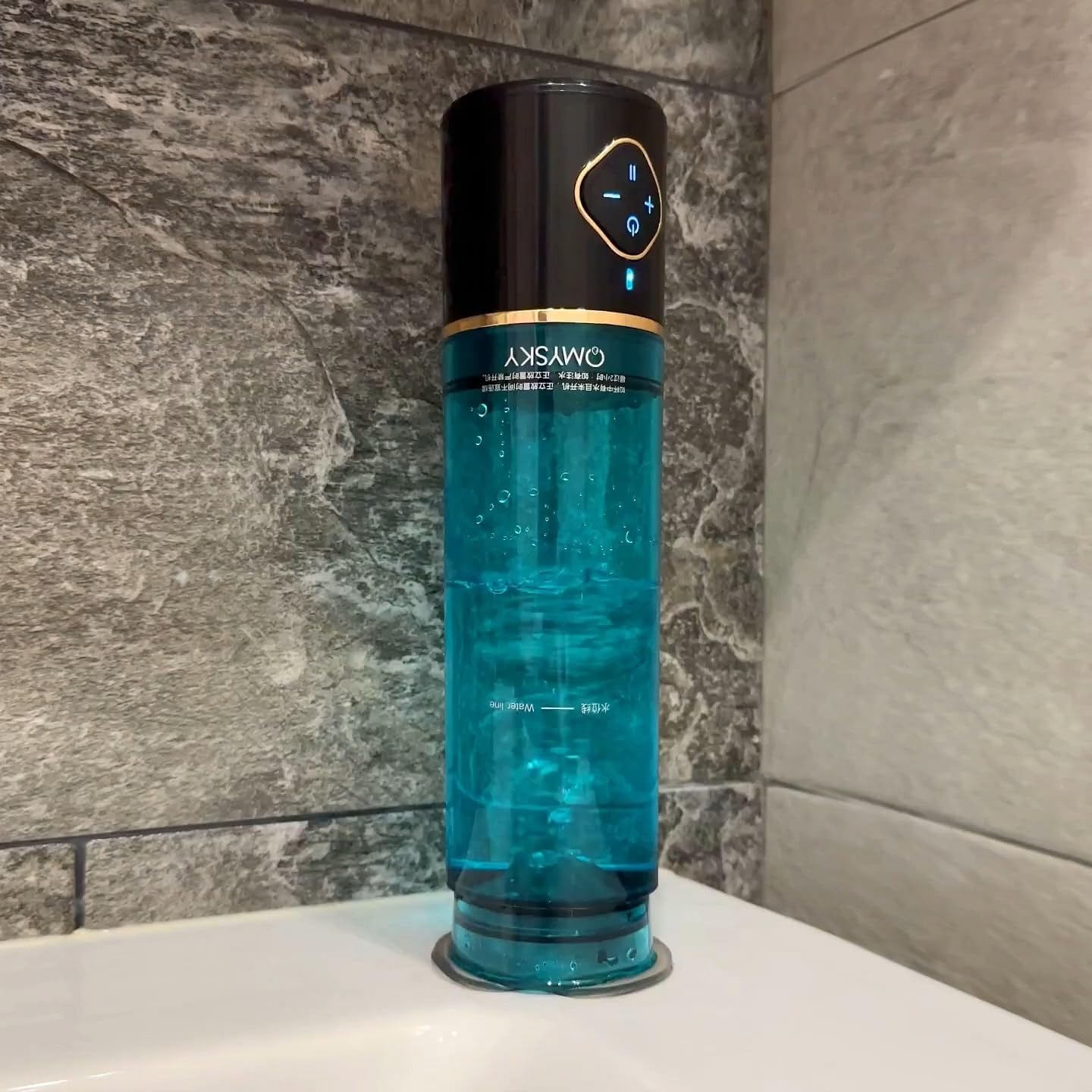 Hydro Enlarger Penis Pump - 5 Sucking Modes, Water-Filled Cup, Rubber Sleeves, Quick-Release Valve, Safe & Effective Penis Enlarger for Enhanced Pleasure
