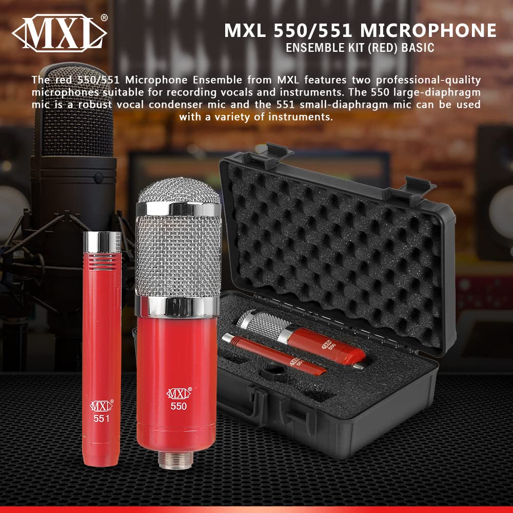 MXL 550 551 コンデンサーマイクセット 【公式通販】