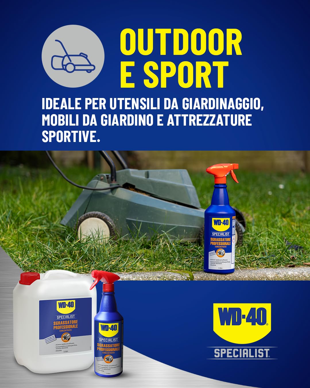 WD-40 Specialist Sgrassatore Professionale Concentrato Formula Diluibile 1 Litro