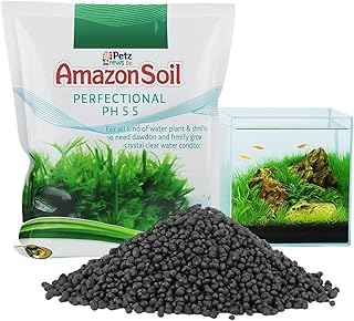 VAYINATO® Amazon Soil Aquarium Substrate (1L Pack) – Nutrient-Rich Plant Growth Soil, pH Stabilizing, Easy-to-Use Aquascap...