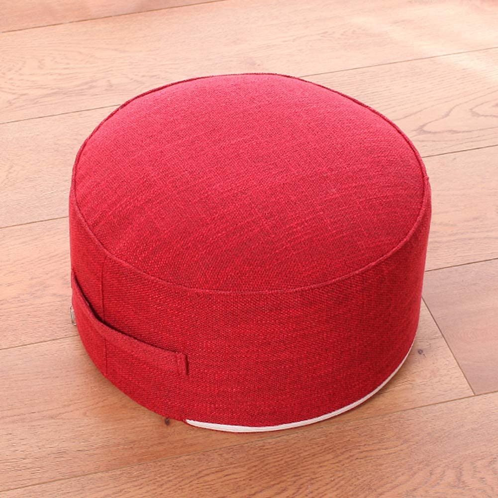 Ottoman repose-pieds rond NMDCDH et coussin futon de sol lavable