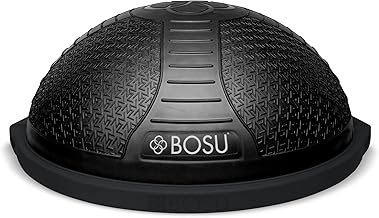 BOSU NexGen 25IN Home Fitness Exercise Gym Strength Flexibility Balance Trainer with Rubberized Non Skid Surface and Hand Air Pump