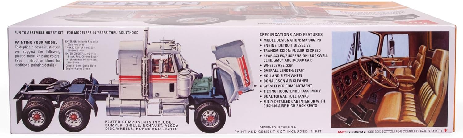 AMT Chevrolet Bison Conventional Tractor 1:25 Scale Model Kit