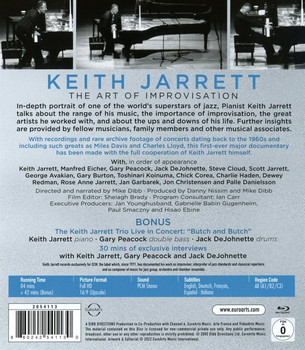 Jarrett, Keith - The Art Of Improvisation (BLURAY) [Internacional] [Blu-ray]