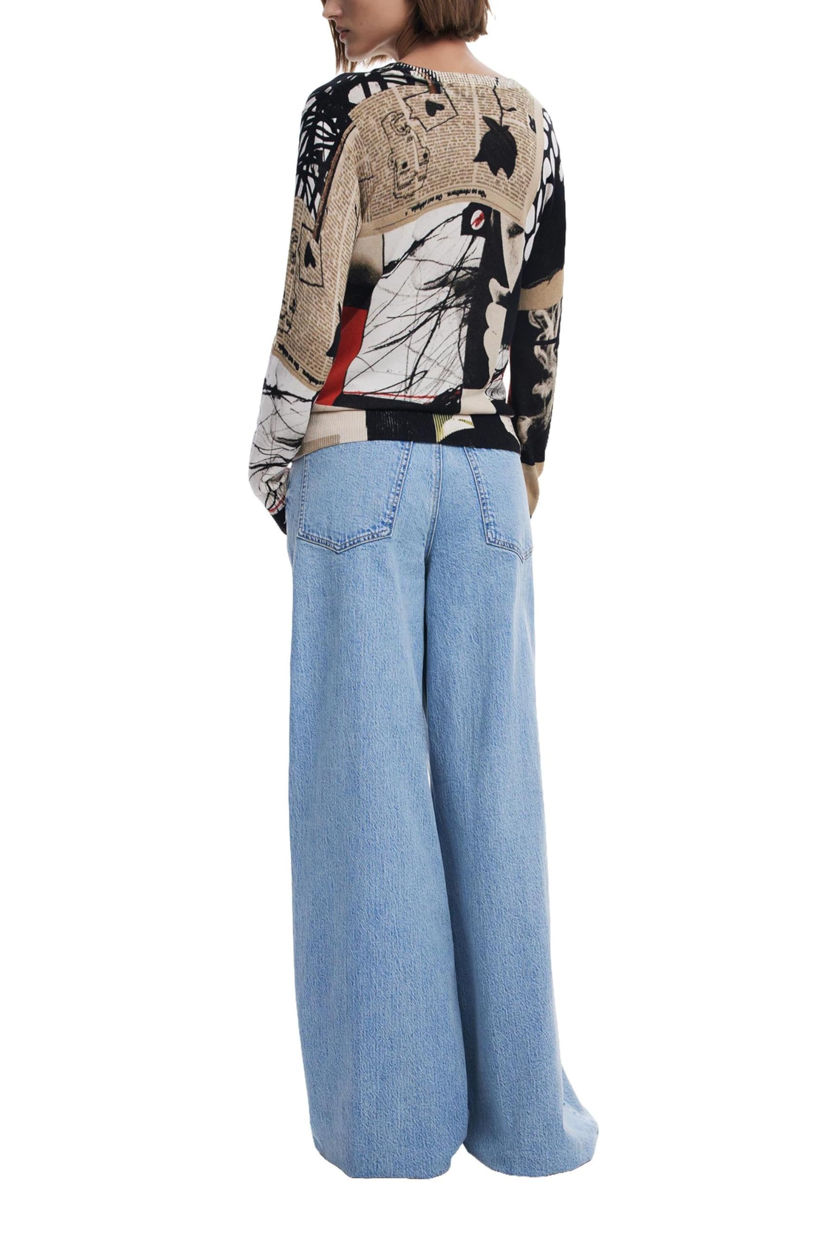 Desigual 25swjf27 Sweatshirt Femme (Lot de 1)