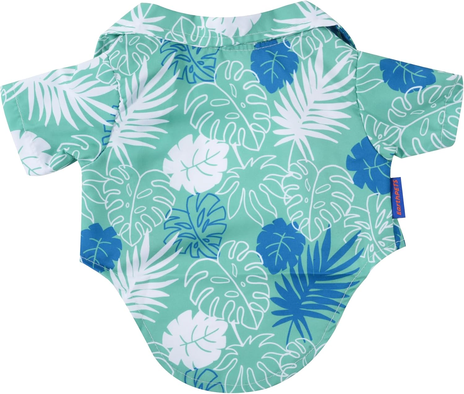 EarthPETS Hawaiian Style Pet Shirt for Dogs and Cats, Made with Super Soft Cotton & Breathable Fabric Pet Shirt Pet Clothes, Baby Green, M