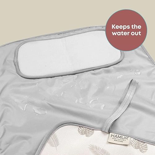 Miniatura 6 de Cambiador de pañales portátil - Cambiador de pañales plegable impermeable - Cambiador de pañales de viaje - Cambiador de pañales ligero para bebé -